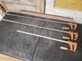 Jorgensen Orange Bar Clamp Lot Of 3 C4