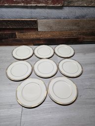 Lot Of 8 Lenox 'MCKINLEY' Presidential Collection ~ Salad Plates ~ 8 1/2' A3