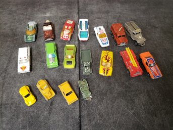 1970s Toy Car Lot Matchbox SuperFast HotWheels TootsieToy Zylmex D3