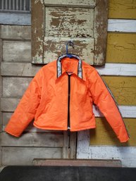 Wippette By Kenn Sporn Orange Coat Size Large CR