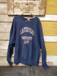 Vintage Lee Catholic University Law Sweatshirt Size  2XL CR