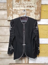 Vintage  Beaded Blazer Size 12 CR