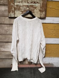 Allen Collins West Hartford Sweater Size XL Stained See Photos CR