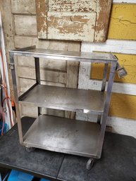 Rolling Stainless Steel Metal Tool Cart G1