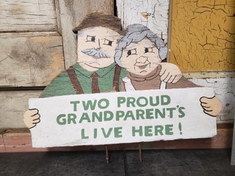 Proud Grandparents Yard Sign D1