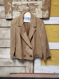 Size 10 Talbots Brown Blazer CR B