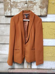 Vtg L INC Burnt Orange Blazer CR B