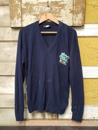 Vtg 1992 XXL Navy NCAA Final Four Twin Cities Sweater CR F