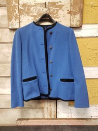 Vtg Size 8 Trachten Aus Osterreich Von Mackintosh Blue Wool Blazer