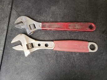 Adjustable Wrench Lot Of 2 G4 Bin 1