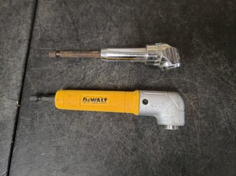 Right-angle Drill Attachment Lot Of 2 DeWalt AEG G4 Bin 4