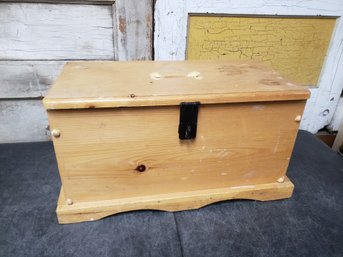 Envelope Letter Ballot Wood Chest A1