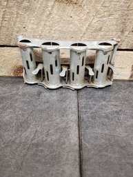 Vintage 4-barrel Metal Coin Dispenser RS2