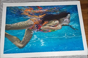 Art Werger Signed Etching 2001 Titled A Muse Numbered 4/45 C56