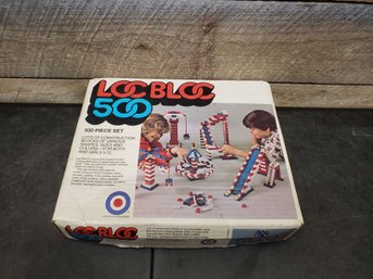 Vintage Entex Loc Bloc 500 Piece Building Block Set RS2