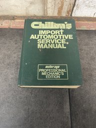 Chilton's Import Automotive Service Manual J2