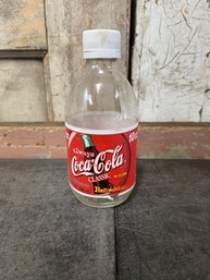 Vtg Coca-cola Glass 10oz Bottle J2