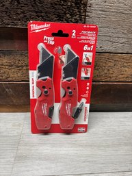 Milwaukee Fastback 6in1 Folding Utility Knife Set B1