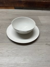 Rare Kpm Berlin Bowl W/ Saucer A2