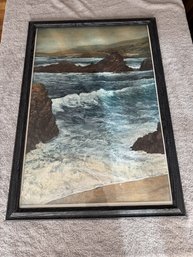 Art Wergner Memory And Presence Coastline Print! A6