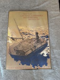 1979 John F Kennedy Library 'Victura' Framed A2