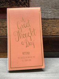 A Great Thought A Day Notepad A3