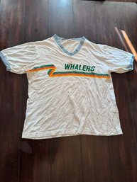 Vtg Hartford Whalers T Shirt Single Stitch XL