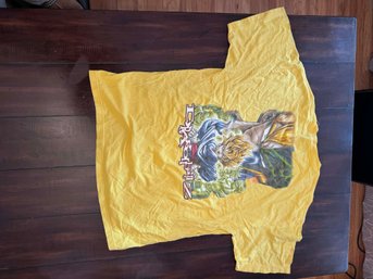 2xl Yellow Dragonball Z Shirt