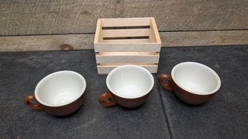 Italian Mugs Lot And Crate R6