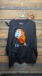 L Peanuts Snoopy Long Sleeve Shirt R1