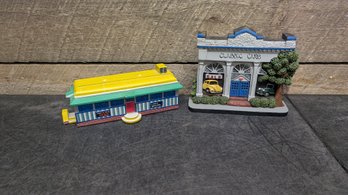 Car Dealership And Diner Collectible Lot R1