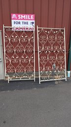 2 VTG Wrought Iron Window Guards