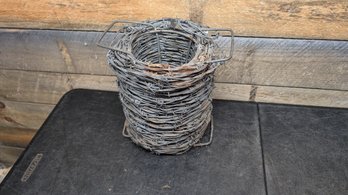Vtg Barbed Wire Reel H1