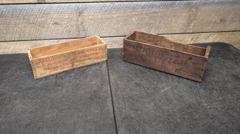 Vtg Cheese Box Lot J4