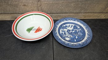 Italian/ English Dish Lot D2