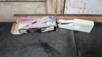 Vtg Portable Sewing Machine J4