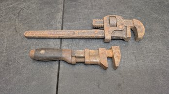 Vtg Pipe Wrench Lot R1