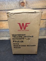 New 2XL Yellow Lab Coat Lot G1