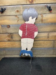 Wooden Cutout Yard Ornament H1