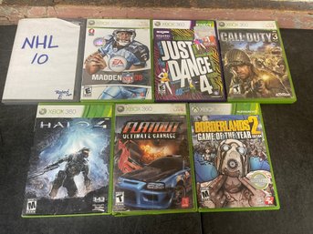 XBOX Games Lot Of 7 (g3)