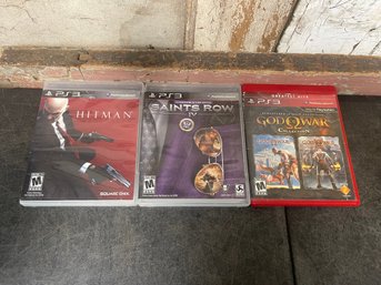 PS3 Games Lot Of 3 (G3)