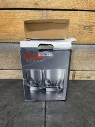 EVO Glass Lot Of 4 10oz Rocks (D2)