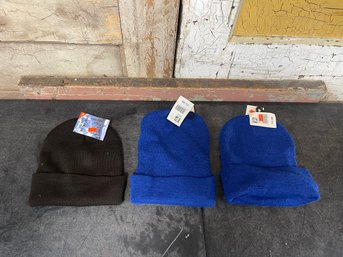 Winter Hats Lot Of 3 (A3)