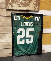Autographed Green Bay Packers LEVENS #25 Jersey (C4)