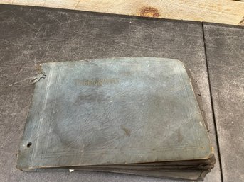 Antique Photo Album With Photos (h2)