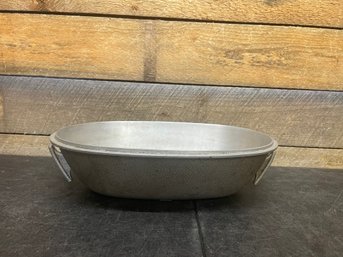 Vtg Hammered Aluminum Roasting Lid (B2)
