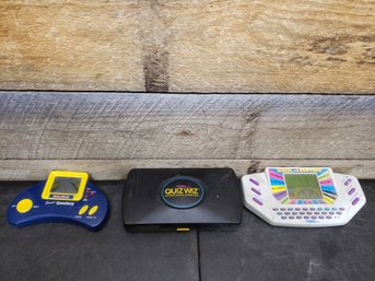 Vintage Handheld Video Games Lot Of 3 RS2