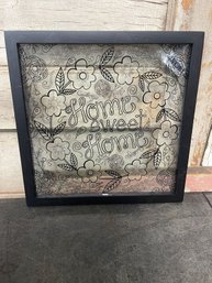 Home Sweet Home Glass Picture (c2)