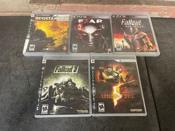 PS3 Games Lot Of 5 (G3)