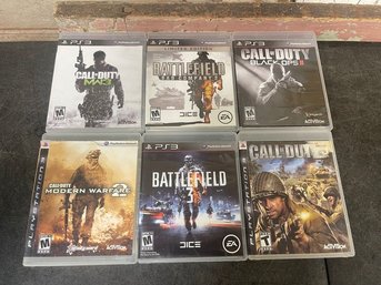 PS3 Games Lot Of 6 (G3)